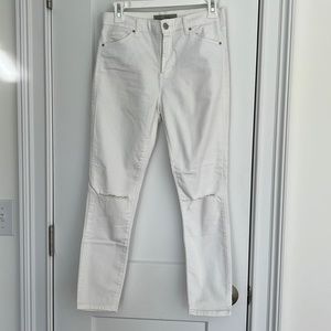 Topshop Moto Leigh White Jeans W28 L30